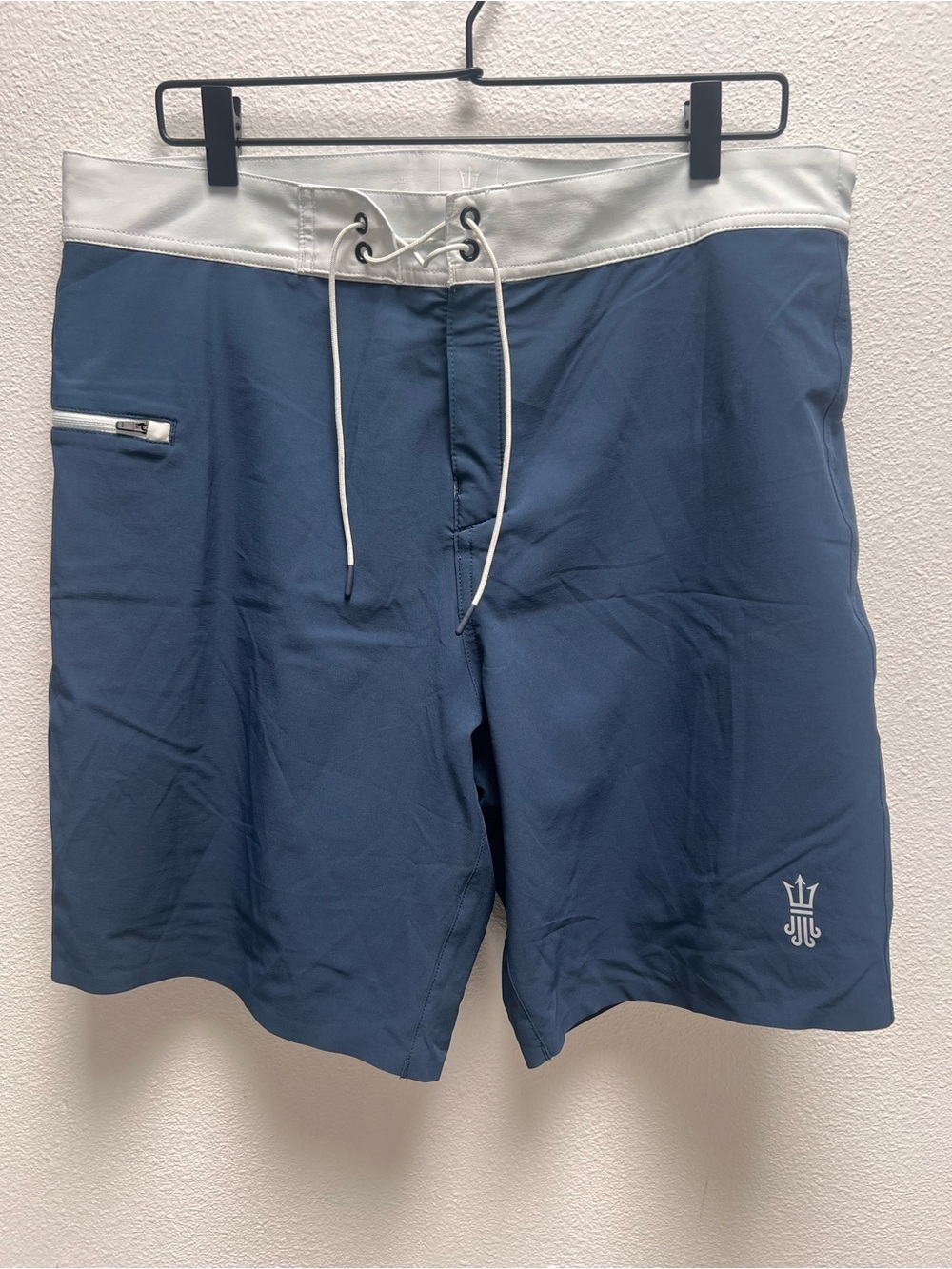Driftline Mens Boardshorts In Thunderstorm Blue size 36